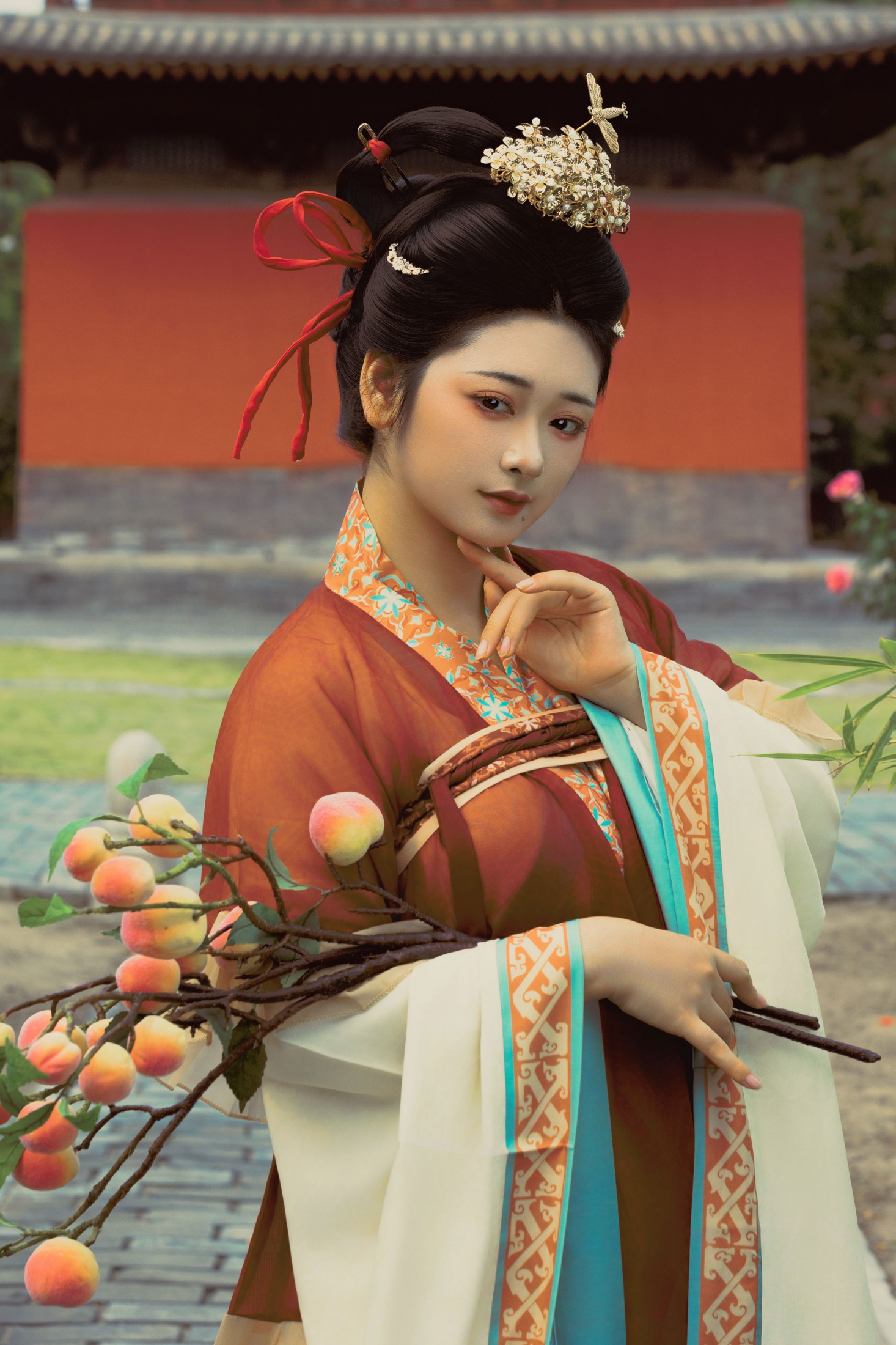 哎呀白爱拍照 – 《秋游古寺》[32P]