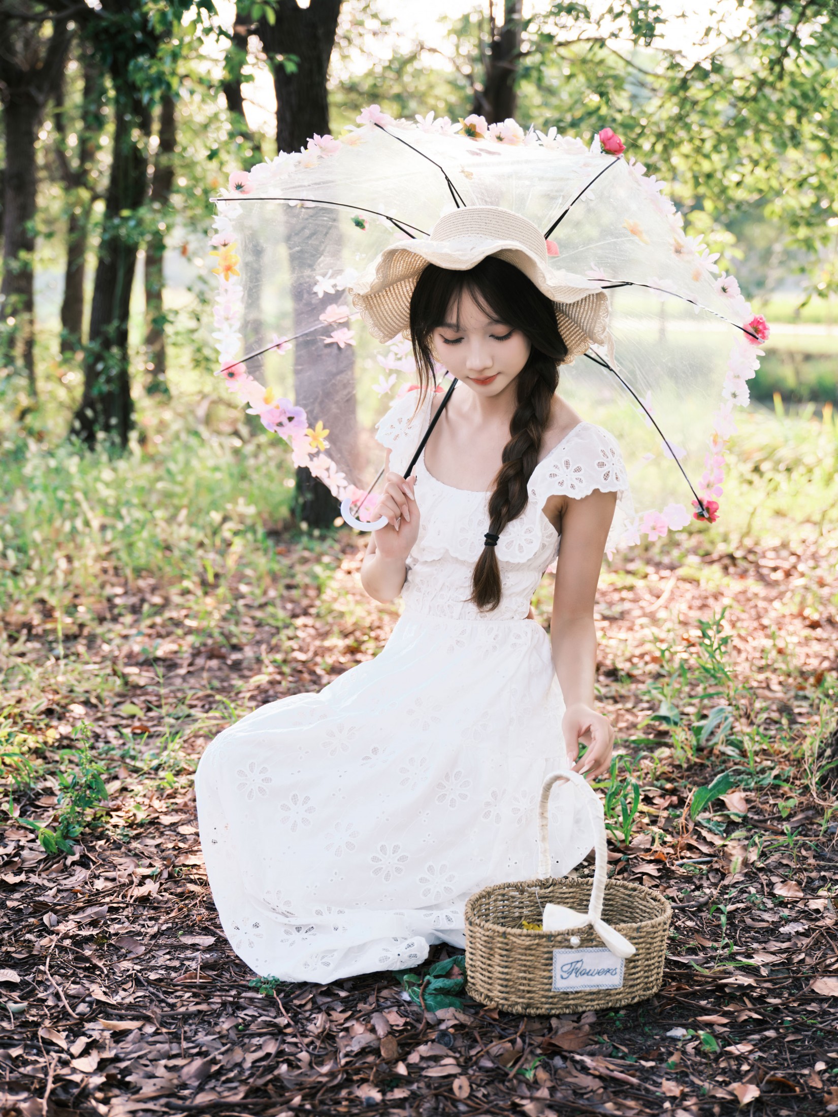 醒醒 – 《粉黛公园白裙娘》[31P]