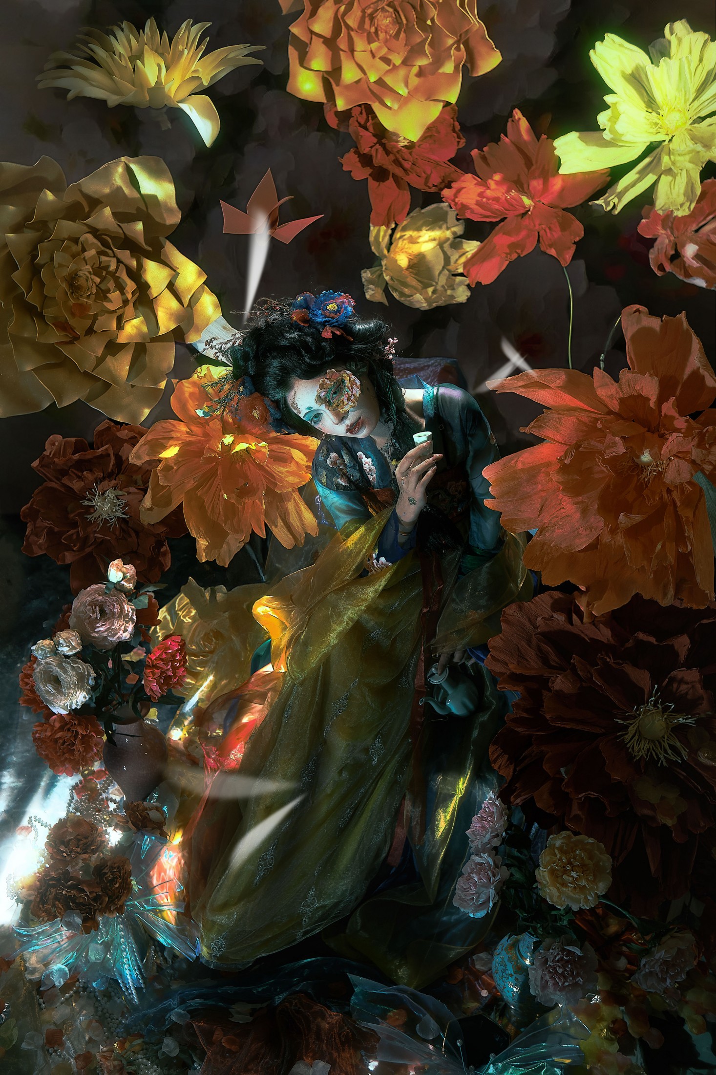 蓝曦 – 《腐烂的牡丹花》[9P]