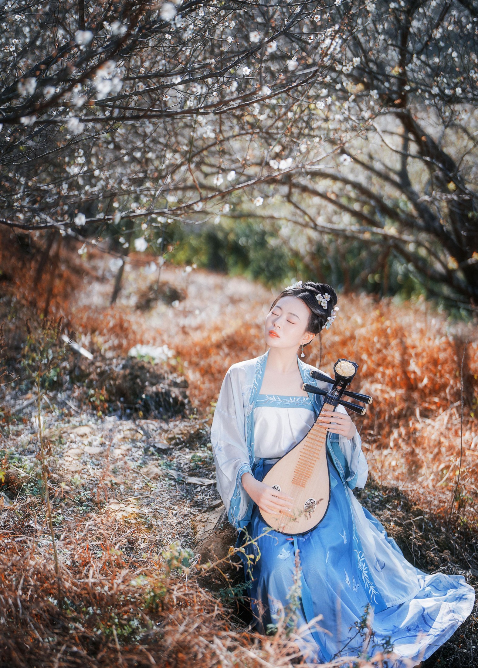 腿子 – 《古风人像拍摄-梅花-腿子》[18P]