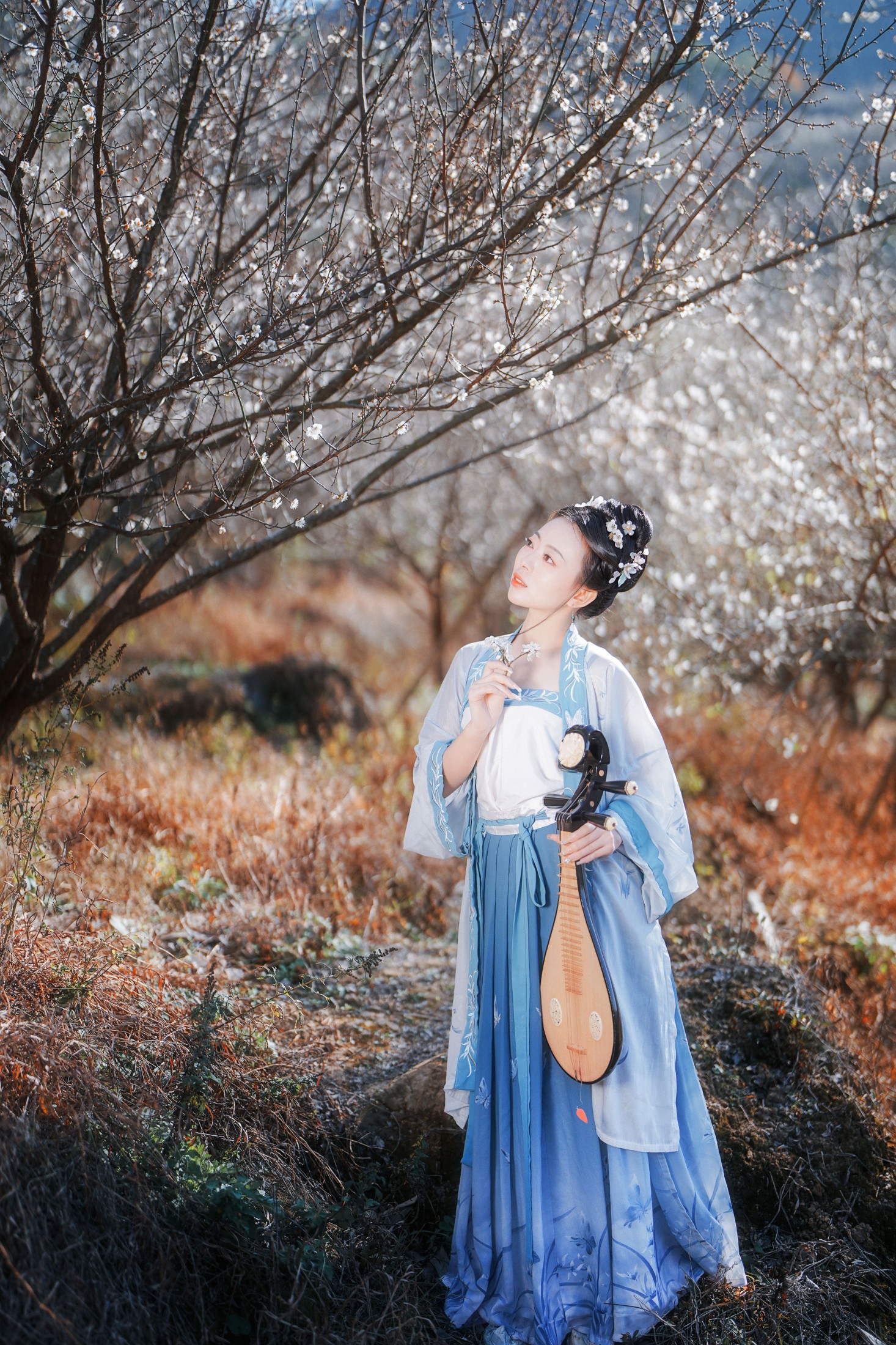 腿子 – 《古风人像拍摄-梅花-腿子》[18P]