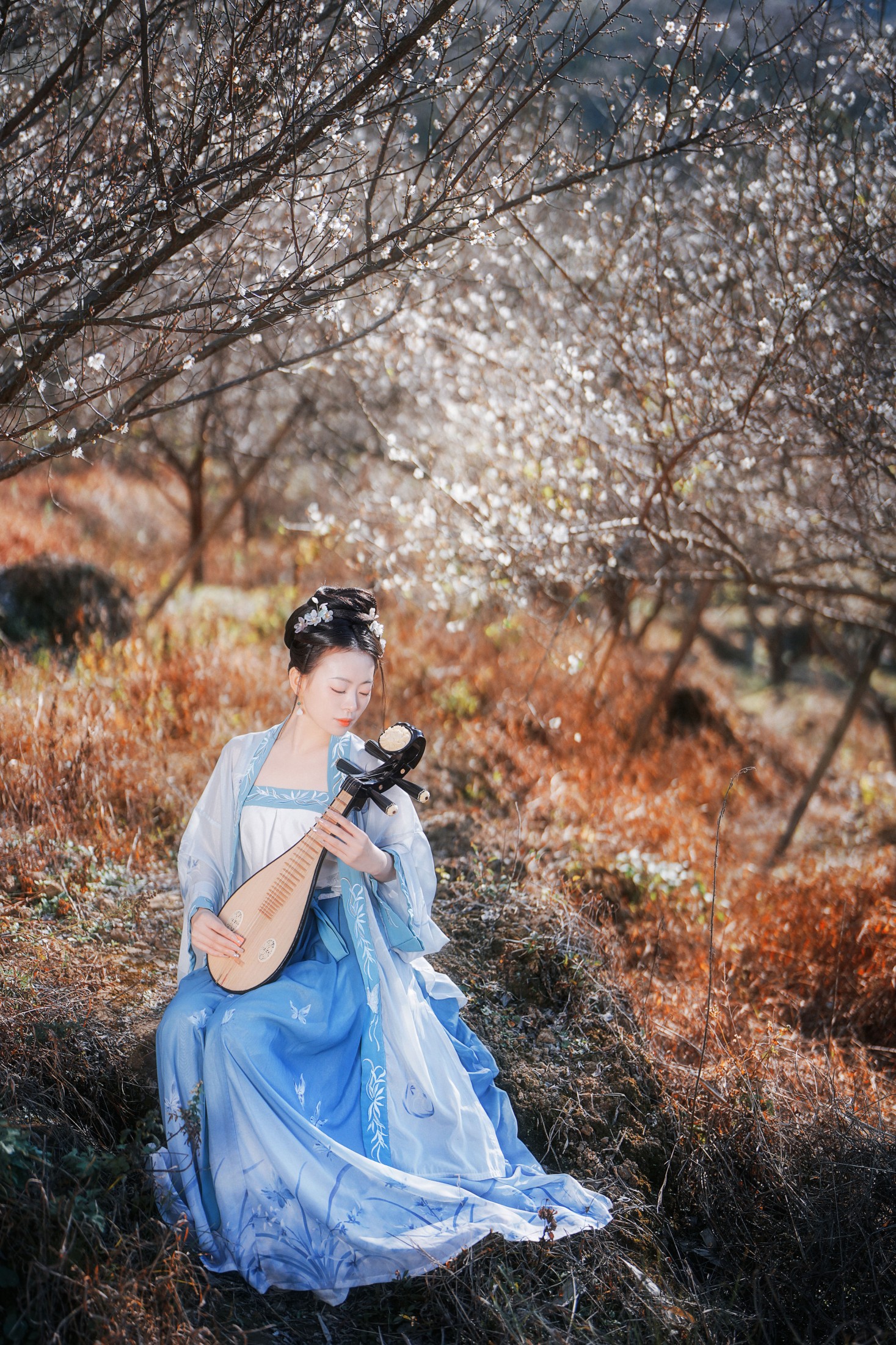 腿子 – 《古风人像拍摄-梅花-腿子》[18P]